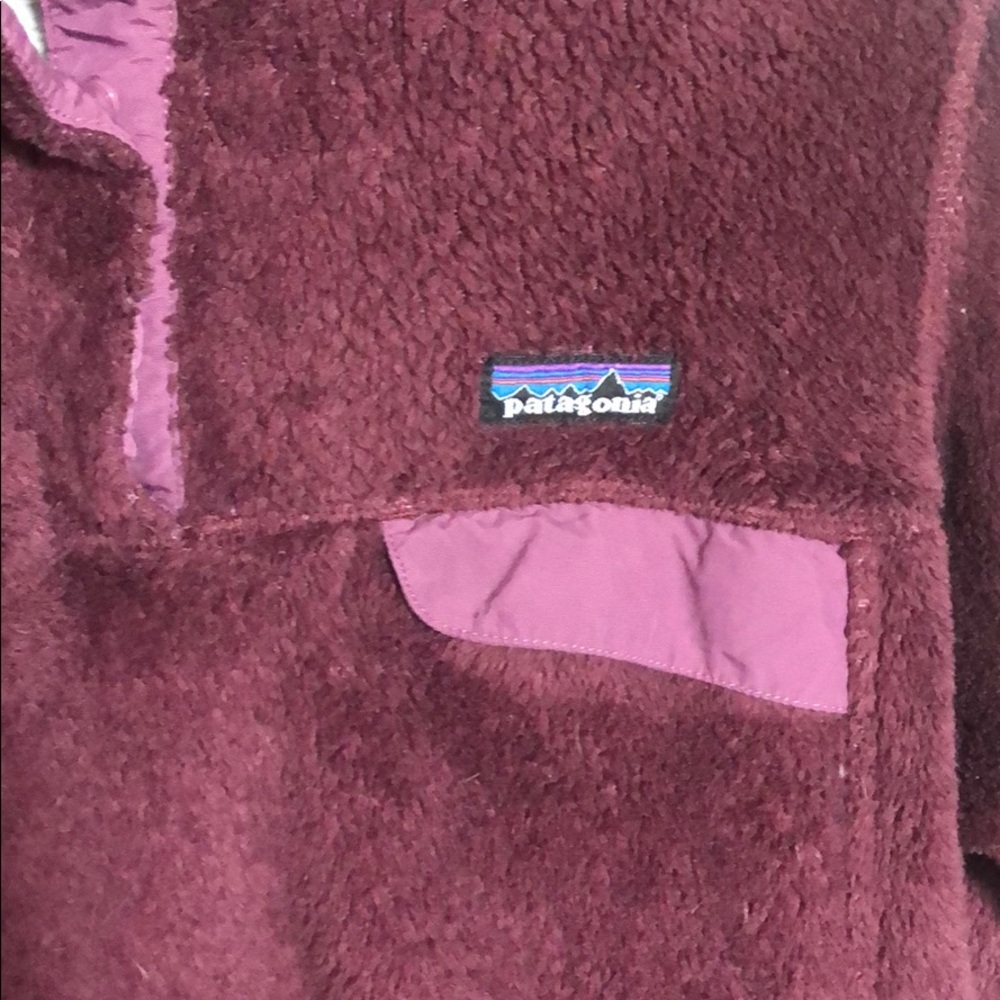 Patagonia Women's Sweater in Deep Burgundy - Picture 2 of 3